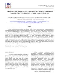 Maybe you would like to learn more about one of these? Pdf Penyuluhan Teknik Penggunaan Listrik Hemat Energi Dan Cara Menghitung Tagihan Listrik Dari Kwh Meter