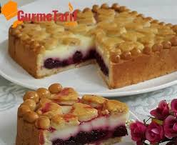visneli tart tarifi gurme tarif gurme bogurtlenli tatli tatli