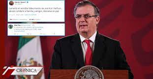 En su cuenta de twitter, compartió los nombres de quienes han confirmado su presencia, y anunció que seguirá detallando por esa red social los… Tunden A Marcelo Ebrard En Twitter Tras Dar Su Pesame Por Muerte De Primo De Slim Cronica Puebla
