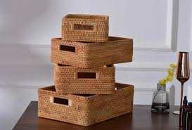 Pin On Beautiful Storage Baskets Rattan Storage Baskets