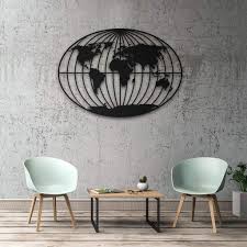 Check spelling or type a new query. Decomood Orbis Metal World Map Wall Art Works 3d Wall Silhouette Metal Wall Decor Home Office Decoration Bedroom Living Room Decor Sculpture 38x28 Inch 98x70 Cm Buy Online In Antigua