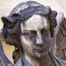 Angel stone stock image. Image of mason, angel, retreat