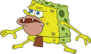 Caveman Spongebob Sticker By Kingofmemes Spongebob Character Illustration Cartoon Pics