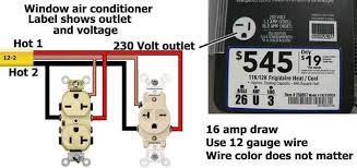 How To Wire 240 Volt Outlets Home Electrical Wiring Electrical Wiring Window Air Conditioner