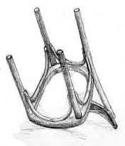 An Upside Down Chair Drawing Chair Drawing Art Deco Dining Chair Best Chair For Posture