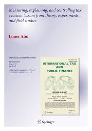The sales tax act 1972 came into force on 29 february 1972. Pdf Measuring Explaining And Controlling Tax Evasion Lessons From Theory Experiments And Field Studies