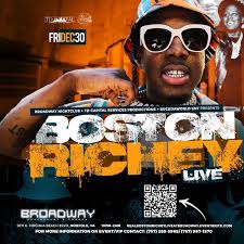 Performing Live REAL BOSTON RICHEY at The Broadway December 30, 2022 Doors  Open at 10PM Tickets available👇🏽 Eventbrite:  https://realbostonricheyliveatthebroadway.eventbrite.com/ For more  information