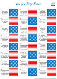 Who was the first president of the united states of. Fourth Of July Trivia Lesson Plans