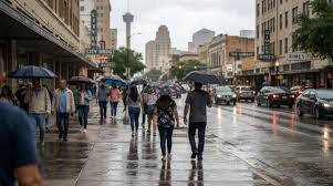San Antonio tuvo una jornada de lluvia ligera y calor intenso durante este viernes 18 de septiembre