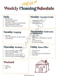 Raise your hand if you find keeping your home clean totally daunting. A Weekly Cleaning Schedule For The Homeschool Mom The Fervent Mama