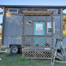 423) 484-8573 Tiny house 🏠 available in Tennessee Asking $15,000.00 OBO.  Will entertain reasonable offers. It has a full bath with toilet and  shower. A Queen bed sized loft and a twin