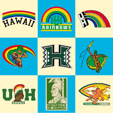 Golden state warrior 3d logo by rico560 on deviantart. College Sports Logos On Twitter Hawai I Rainbow Warriors Has A Vibrant Logo History Gobows
