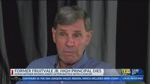 Former Fruitvale Junior High Principal John Hefner dies after battling  cancer