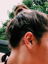 Leo Sign Tattoo Behind The Ear Leo Sign Tattoo Tattoo Behind The Ear Tattoos