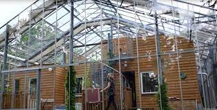The greenhouse made of glass that makes it easier to grow ornamental or edible plants. Swedish Couple Builds A Greenhouse Around Their Stockholm Home