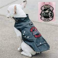 Biker Dawg Motorcycle Dog Jacket Large Dog Clothes Dog Clothes Dog Jacket