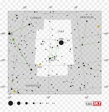 Lyra The Lyre Canis Minor Star Chart Png Image With