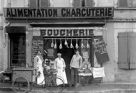 Butcher Shop Grocery Antique Store Toulouse France 1928 Reprint Vintage Photo Vintage Storefront Antique Stores Toulouse