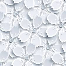 Maybe you would like to learn more about one of these? Beautiful Modern Elegant Background Seamless Pattern White Grey With Decorative 3d Sakura Flowers Cut Paper Japanese Cherry Tree Blossom Floral Stylish Trendy Wallpaper Graphic Design Vector Royalty Free Cliparts Vectors And Stock