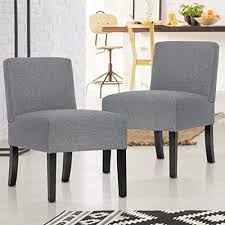 Unbranded living room modern chairs with 2 items in set. Bestmassage Accent Chair Set Of 2 Accent Chairs For Living Room Armless Chair Furniturev Com