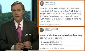 President donald trump was unaffected by wednesday's massive twitter hack, and it appears to be because the president's account is protected. C Span Suspends Steve Scully For Lying Over Twitter Account Hack Daily Mail Online