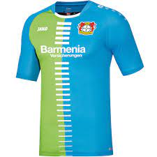 Bayer leverkusen hat das auswärtstrikot für die kommende saison vorgestellt. Jako Bayer Leverkusen Trikot Sonderedition Bayer Blau Grun 2016 2017 Fussballgott24 Himmlisch Shoppen Teuflisch Gunstig