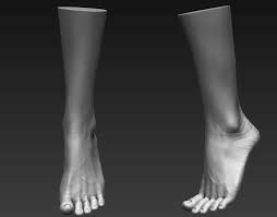 3d 12 Female Feet Cgtrader Female Feet Female 3d Model Character
