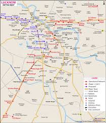 Lucknow Metro Map Routes Metro Stations