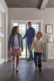 A sleek, narrow frame that doesn't compete with your favorite view? Window World Patio Doors Our Patio Doors Are Engineered To Protect Your Home From Intense Wind And W Sliding Patio Doors Patio Doors Vinyl Sliding Patio Door