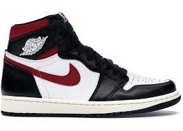 Phá cách cùng nike air jordan 1 mid black chile red. Jordan 1 Retro High Black Gym Red 555088 061