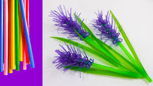 2 sedotan bekas (sebetulnya bisa juga. Membuat Bunga Dari Sedotan Bunga Lavender Beautiful Straw Flower Nama Bunga