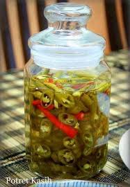 Terliur tak tengok aku punya jeruk ni.slurp. Resepi Lada Jeruk