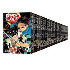 23Books Anime Demon Slayer Kimetsu no Vol 1-23 Yaiba Japan Youth Teens  Fantasy Science Mystery Suspense Manga Comic Book English - AliExpress