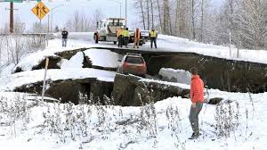 The fault responsible was the aleutian megathrust, a reverse fault caused by a compressional force. Live Updates Large Earthquake Rocks Anchorage Alaska Causing Major Infrastructure Damage Abc News
