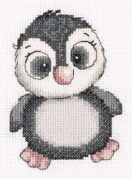 Adding a slip stitch (where a loop is passed from one needle to the other) allows for a wide range of textures, including heel and linen stitches as well as a number of more complicated patterns. Klart Kiki The Penguin Cross Stitch Kit 123stitch