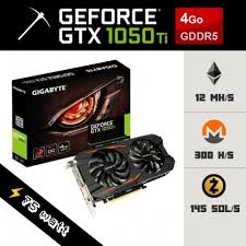 En comptant que le prix de la monnaie reste stable, je mettrai donc 3 ans à rentabiliser ces cartes. Carte Graphique Geforce Gtx 1050 Ti Minage Crypto Monnaies Ethereum Monero Zcash Oc 4go Gddr5 Rig De Minage