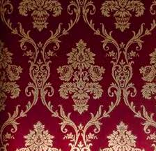 Black And Gold Baroque Wallpaper Fabrication For Back Drop With Images Red And Gold Wallpaper Damask Wallpaper Gold Wallpaper