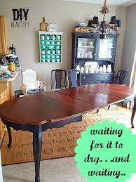 I lucked out and found the right piece for a patio table that i refinished…but when i thought i found the perfect piece for my larger kitchen table, the store changed its mind and upped the price from $30 to $80 a sq. Refinishing A Dining Table Diy Beautify Creating Beauty At Home