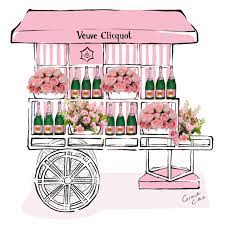Veuve Clicquot Flower Cart Grace Ciao Veuve Clicquot