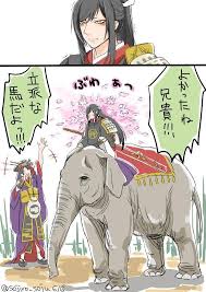 刀剣乱舞 体格を気にしている太郎太刀に専用の馬を用意してあげました とうらぶnews 刀剣乱舞まとめ 刀剣 乱舞 太刀 刀剣
