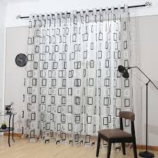 Modern living room sofa and sheer curtains. Modern Sheer Curtain Panels 60 X 100 Inch Tall Window Treatments By Dolce Mela Contemporary Curtains By Dolce Mela Bedding