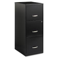 Shop Space Solutions 3 Drawer Black Steel File Cabinet On Sale Overstock 20603054