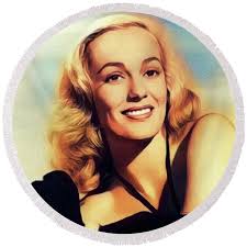 Faye Emerson, Vintage Actress Beach Towel by Esoterica Art Agency