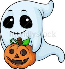We don't know when or if this item will be back in stock. Ghost With Halloween Pumpkin Cartoon Clipart Vector Friendlystock Pumpkin Illustration Cartoon Clip Art Halloween Pumpkin Illustration
