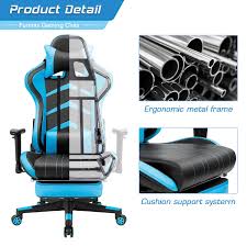 Furmax Gaming Chair High Back Racing Chaira Ergonomic Swivel Computer Chair Executive Leather Desk Chair W In 2020 Leather Desk Living Room Decor Rustic Computer Chair