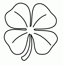 Touch device users, explore by touch or with swipe gestures. Four Leaf Clovers Coloring Pages Coloring Home
