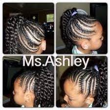 Little Girl Cornrow Twist Ponytail Hairstyle Little Girl Braid Hairstyles Kids Hairstyles Little Girl Hairstyles