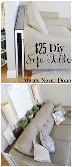 In a dining room in lieu of a buffet table. How To Build A Sofa Table To Save Space