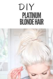 With highlights and blonde hair, take caution and start out with less of the red dye in the mix. Platinum Blonde Hair A Diy Guide Platinum Blonde Hair Color Platinum Blonde Hair Blonde Hair At Home
