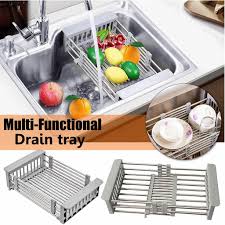 Kitchen rack stainless steel microwave oven storage shelf container 2 layers. Buy Stainless Steel Dish Drying Rack Over Sink Kitchen Organizer Drain Basket Drip Collection Shelf Drainer Organizer Kitchen Accessories At Affordable Prices Free Shipping Real Reviews With Photos Joom